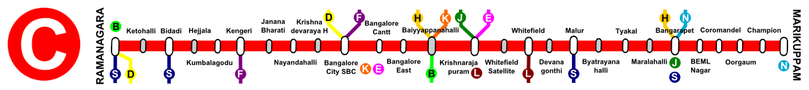 C Line Route Transit Map 2