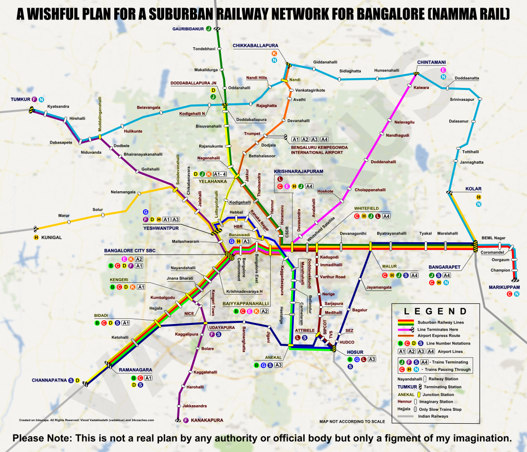 A Dream for a Suburban Railway Network for Bengaluru - Namma Rail(u ...