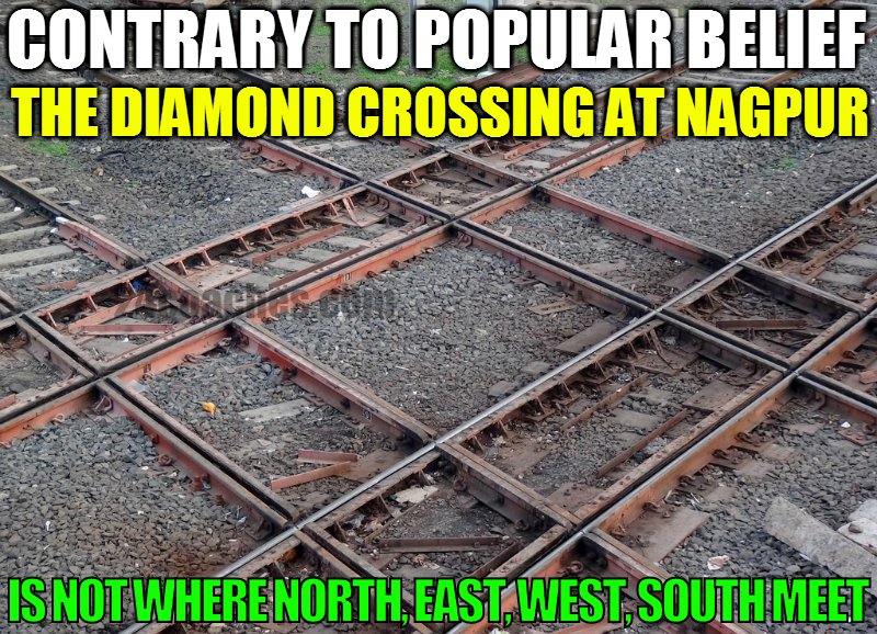 facts about nagpur diamond crossing railway india