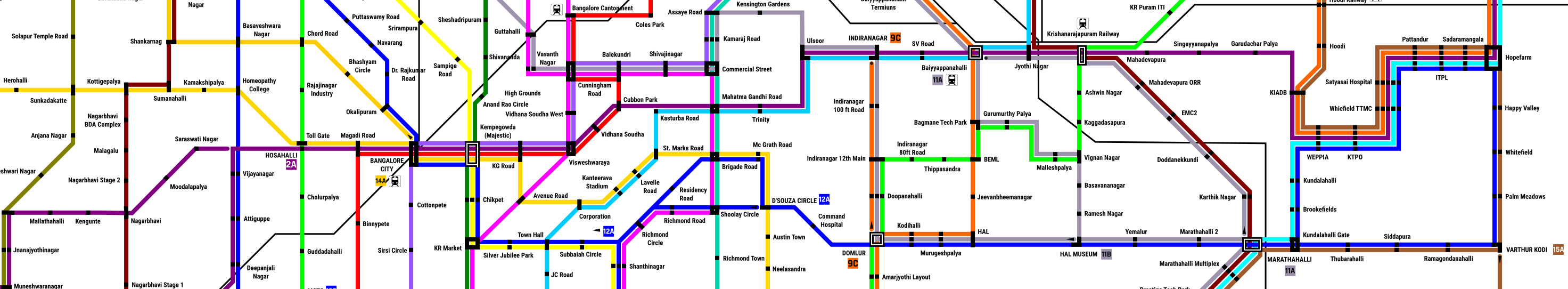metro map split