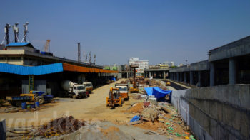 This is how the Bangalore Majestic KSRTC (long-distance) bus station looks like today