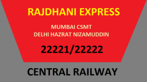 new rajdhani express central railway mumbai delhi maharashtra