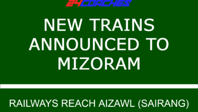 New trains announced to Mizoram Sairang Aizawl Northeast Frontier Railway