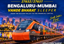 New Vande Bharat Sleeper Express train between Bengaluru Bangalore and Mumbai Bombay via Pune 27652/27651